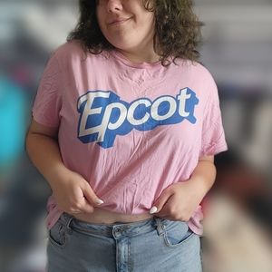 Barbie Logo Inspired Disney Epcot Tshirt Size XL